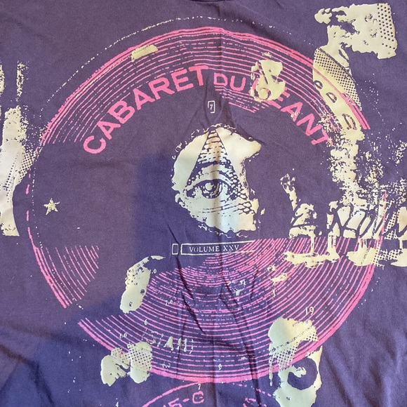 GUESS Men’s Purple Graphic Short Sleeve T-shirt XL - Picture 2 of 4